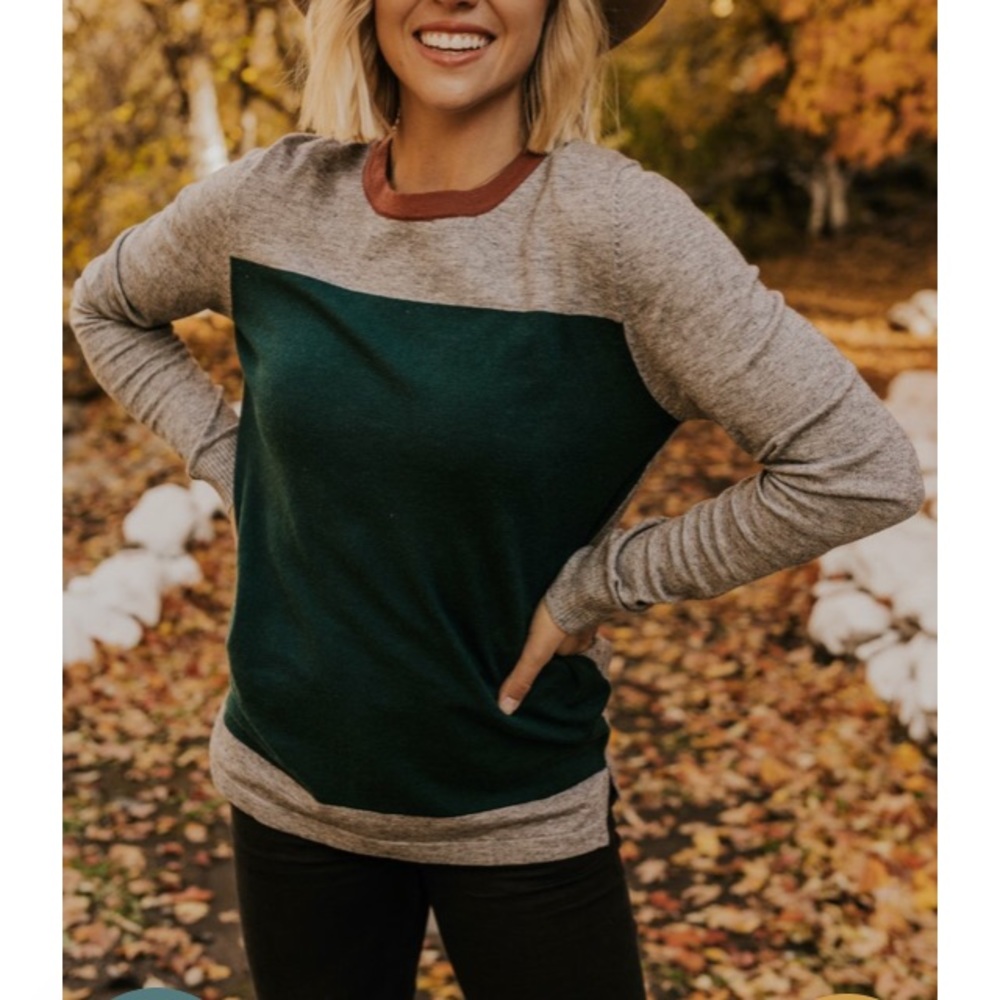 ISO Roolee Tesla Color Block Sweater